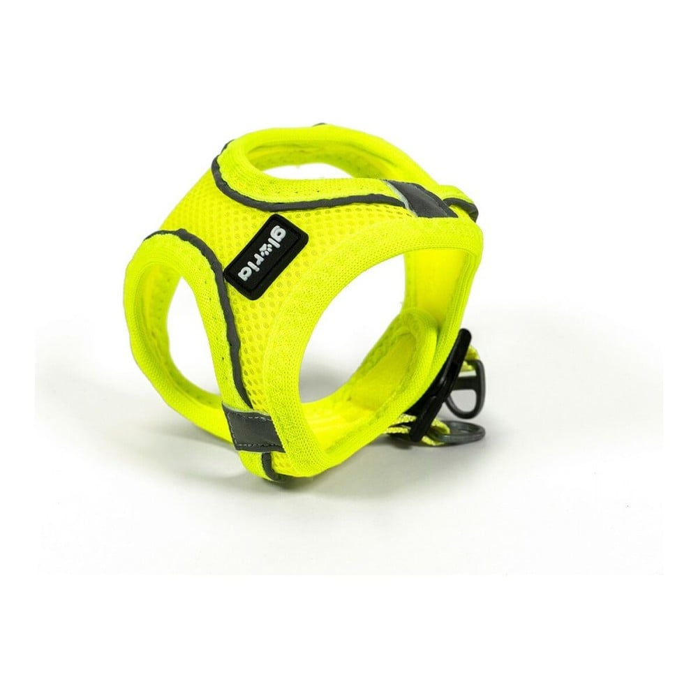 Harnais pour Chien Gloria Air Mesh Trek Star Réglable Jaune L (33,4-35 cm)