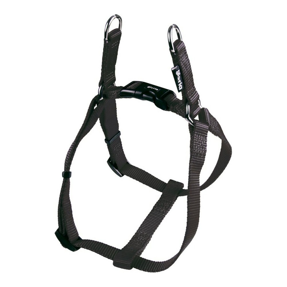 Harnais pour Chien Gloria Lisse Réglable 61-91 cm L Noir