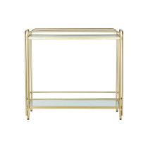 Serving trolley DKD Home Decor Golden Metal Crystal 80 x 28 x 81 cm