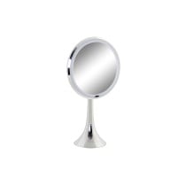 Miroir Grossissant avec LED DKD Home Decor Argenté Métal 20 x 11 x 37 cm