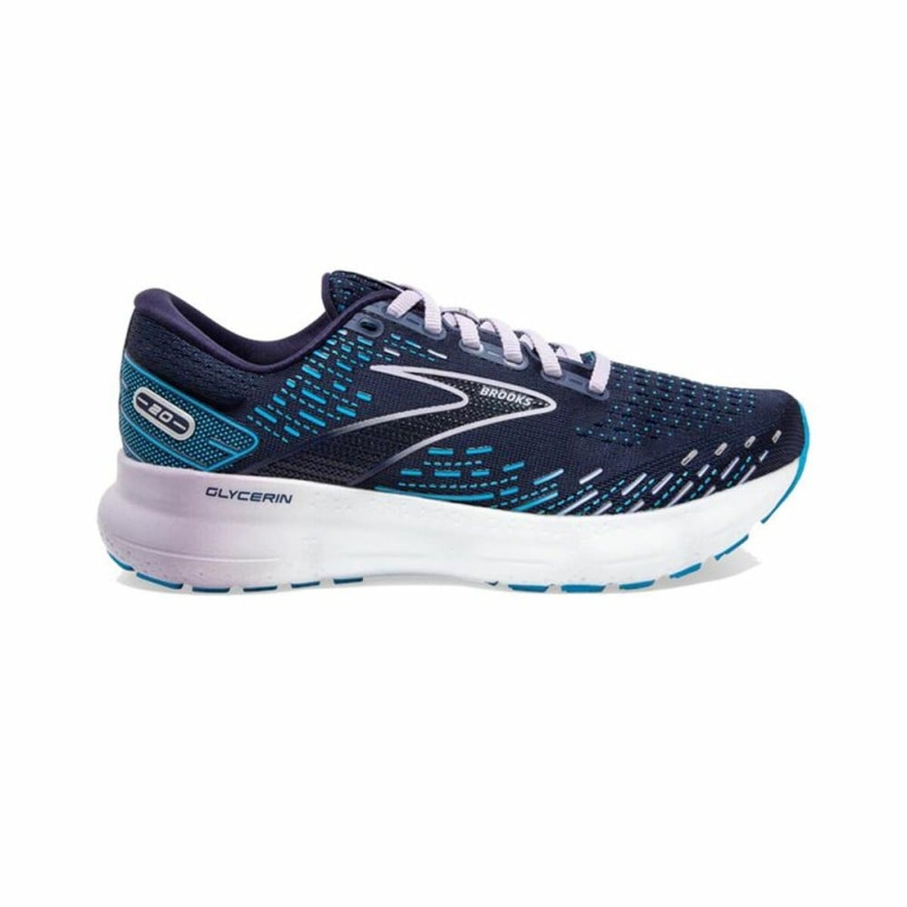 Laufschuhe für Erwachsene Brooks Glycerin 20 Wide Dunkelblau