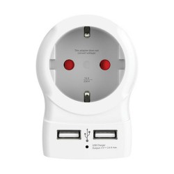 Plug Adapter Skross 1500282 USB x 2 European 2,4 A