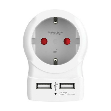 Steckeradapter Skross 1500282 USB x 2 Europäisch 2,4 A