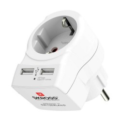 Steckeradapter Skross 1500282 USB x 2 Europäisch 2,4 A