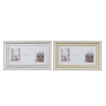 Fotorahmen DKD Home Decor Kristall polystyrol Gold Silberfarben Traditionell 47 x 2 x 29 cm (2 Stück)