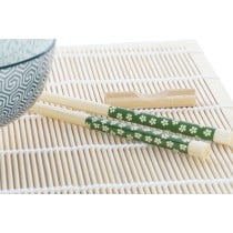 Sushi Set DKD Home Decor 14,5 x 14,5 x 31 cm Green Stoneware Oriental (16 Pieces)