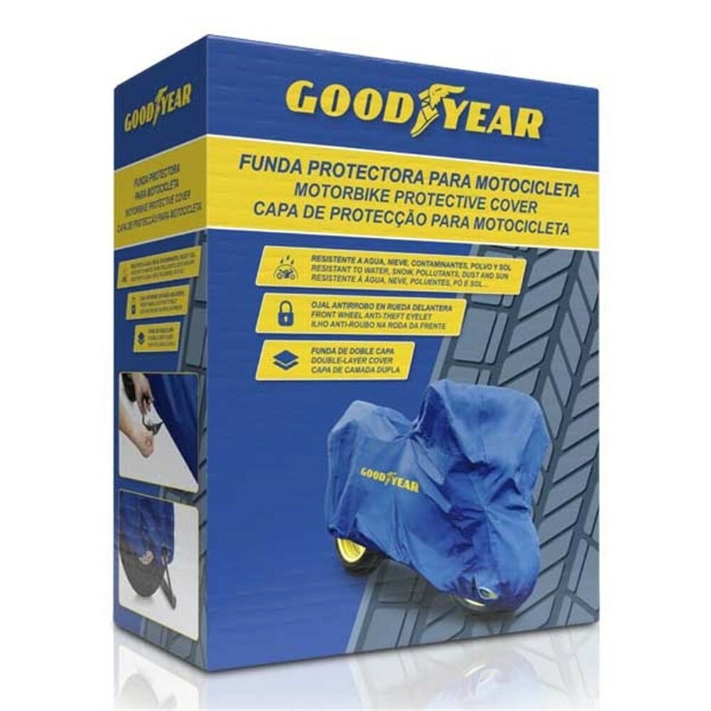 Motorrad-Abdeckungen Goodyear GOD7021 Blau