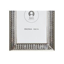 Fotorahmen DKD Home Decor Silberfarben Metall Shabby Chic 12 x 2 x 17 cm