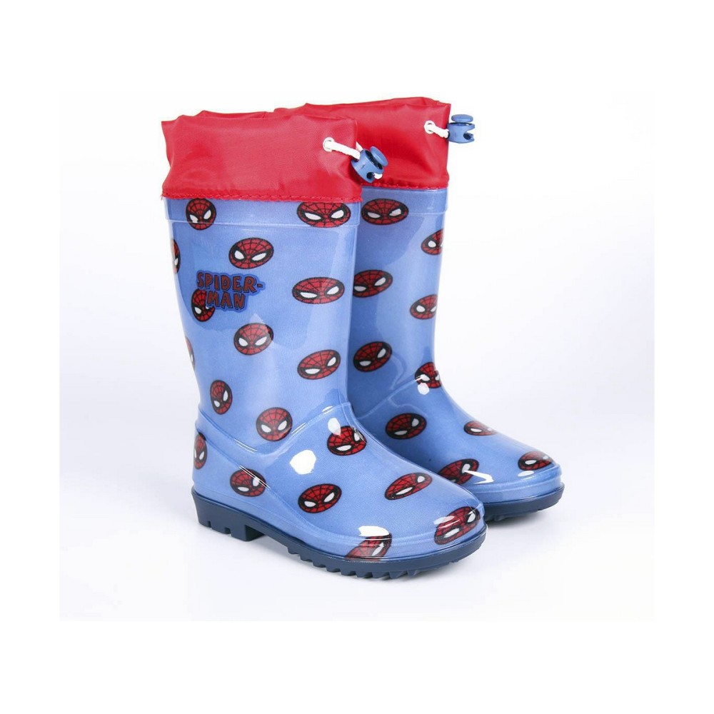 Bottes en Caoutchouc pour Enfants Spider-Man Bleu