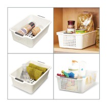 Panier Multi-usages Confortime Blanc Plastique (30,7 x 20,5 x 10 cm)