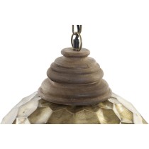 Ceiling Light DKD Home Decor Golden Wood Metal 50 W 39 x 39 x 34 cm