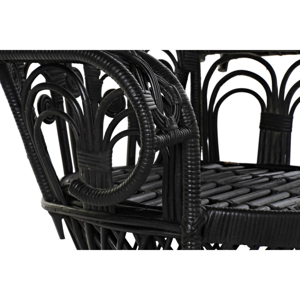 Garden sofa DKD Home Decor White Black 96 x 66 x 145 cm 96 x 66 x 140 cm