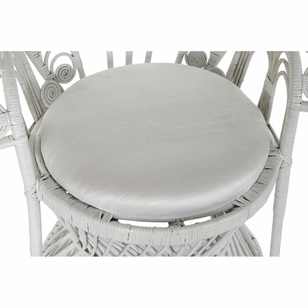 Garden sofa DKD Home Decor White Polyester Metal 30 x 40 cm 96 x 66 x 145 cm 96 x 66 x 140 cm