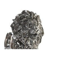 Figurine Décorative DKD Home Decor Argenté Lion Moderne 55,5 x 17,5 x 38,5 cm