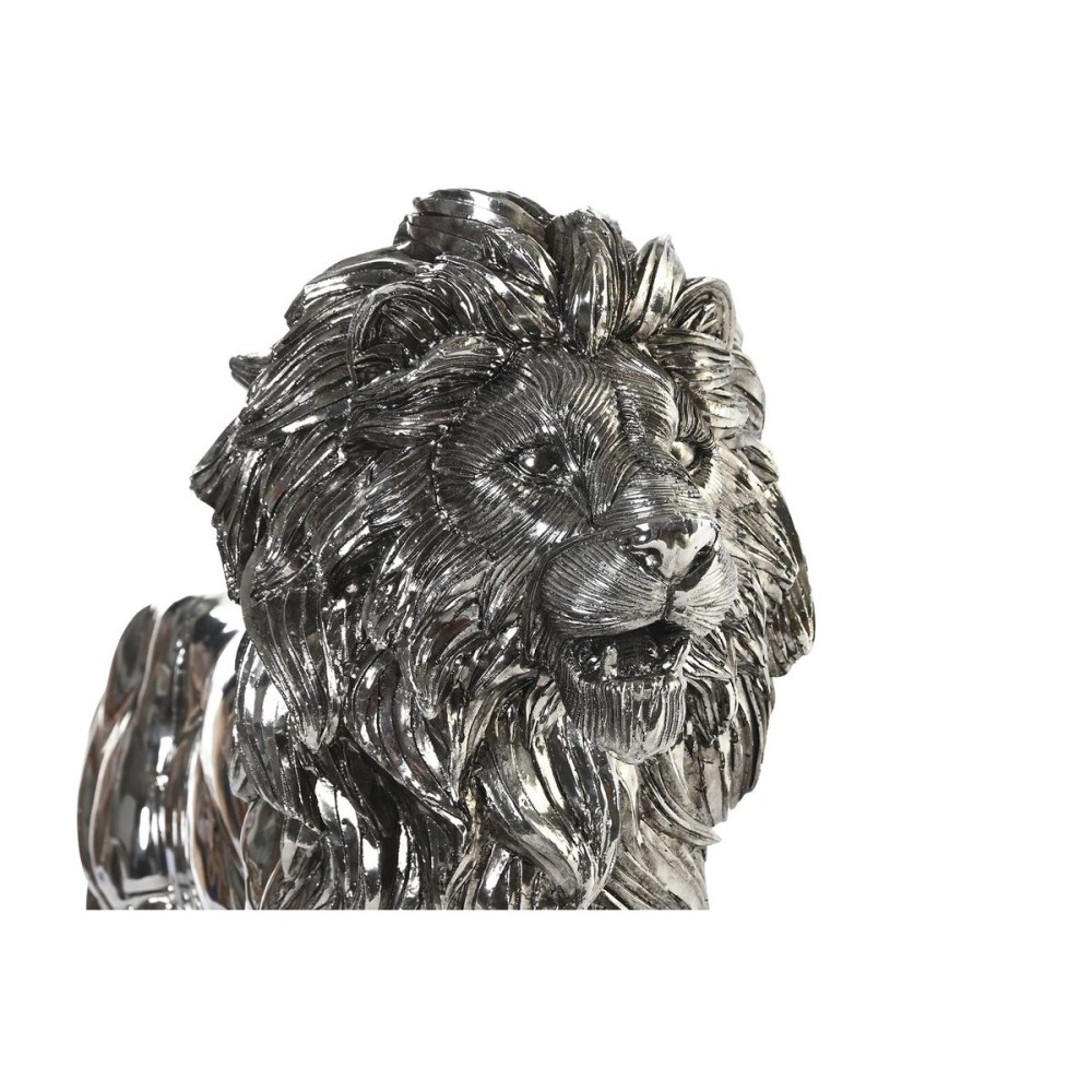 Decorative Figure DKD Home Decor Silver Lion Modern 55,5 x 17,5 x 38,5 cm