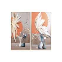 Painting DKD Home Decor 80 x 3 x 160 cm Vase (2 Units)