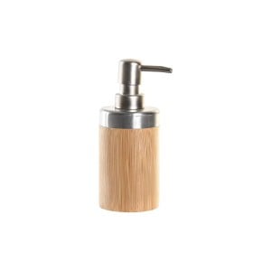 Ensemble de Bain DKD Home Decor Argenté Naturel Bambou polypropylène 7 x 7 x 17 cm (2 Unités)