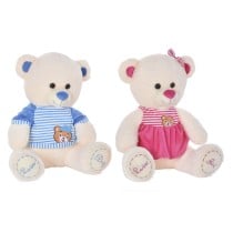 Plüschbär DKD Home Decor Beige Blau Rosa Für Kinder Bär 25 x 25 x 50 cm (2 Stück)