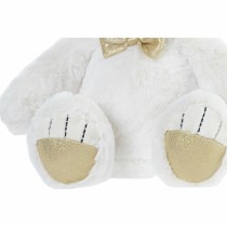 Ours en peluche DKD Home Decor Nœud papillon Blanc Doré Métal Enfant Ours 30 x 40 cm 30 x 30 x 36 cm