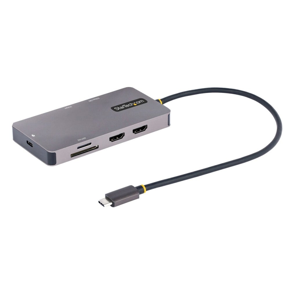 USB Hub Startech 120B-USBC-MULTIPORT Grey 15 W