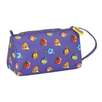 Trousse Scolaire avec Accessoires SuperThings Guardians of Kazoom Jaune Violet (32 Pièces)