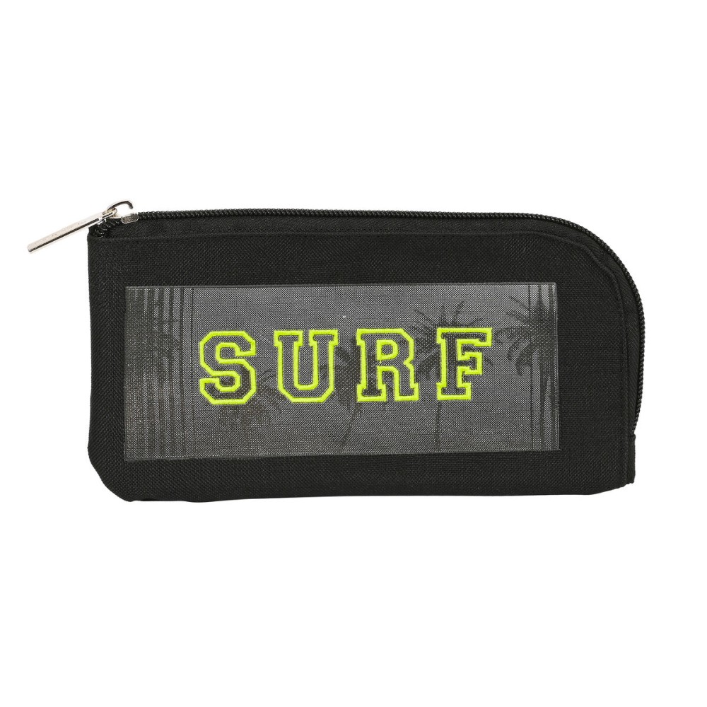 Trousse d'écolier Safta Surf Noir (23 x 11 x 1 cm)