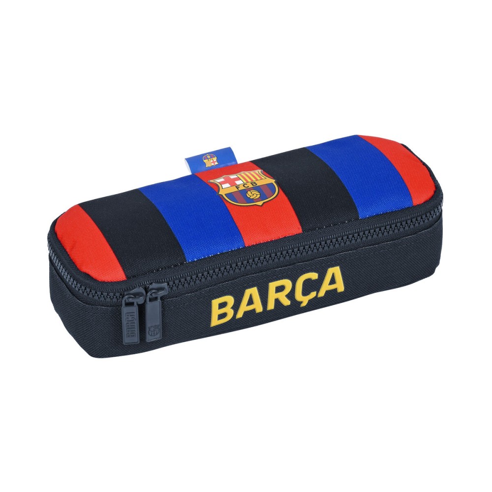 Trousse d'écolier F.C. Barcelona Bordeaux Blue marine (22 x 5 x 8 cm)