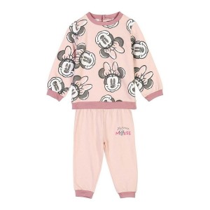 Kinder-Trainingsanzug Minnie Mouse Rosa Ocker