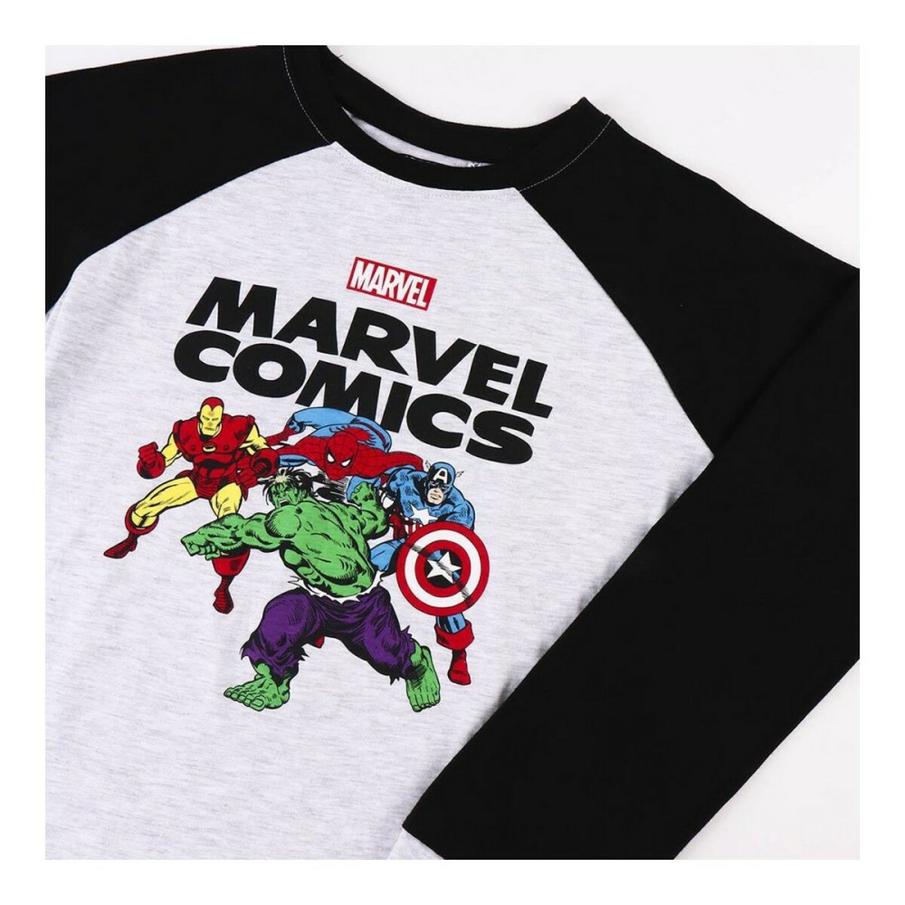 Schlafanzug Für Kinder Marvel Grau