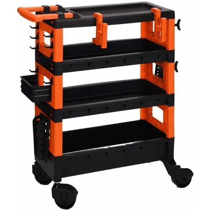 Werkzeugwagen FX Tools Schwarz Orange Polypropylen (68 x 35 x 87,5 cm)