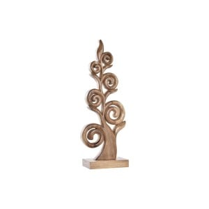 Dekoration DKD Home Decor Baum Aluminium Akazienholz (18 x 9,5 x 38 cm)