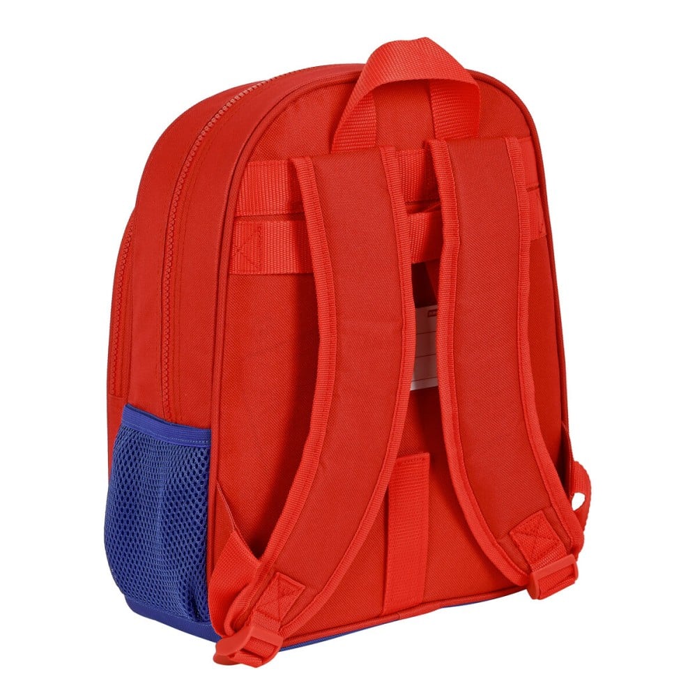 Cartable Atlético Madrid Rouge Blue marine 27 x 33 x 10 cm