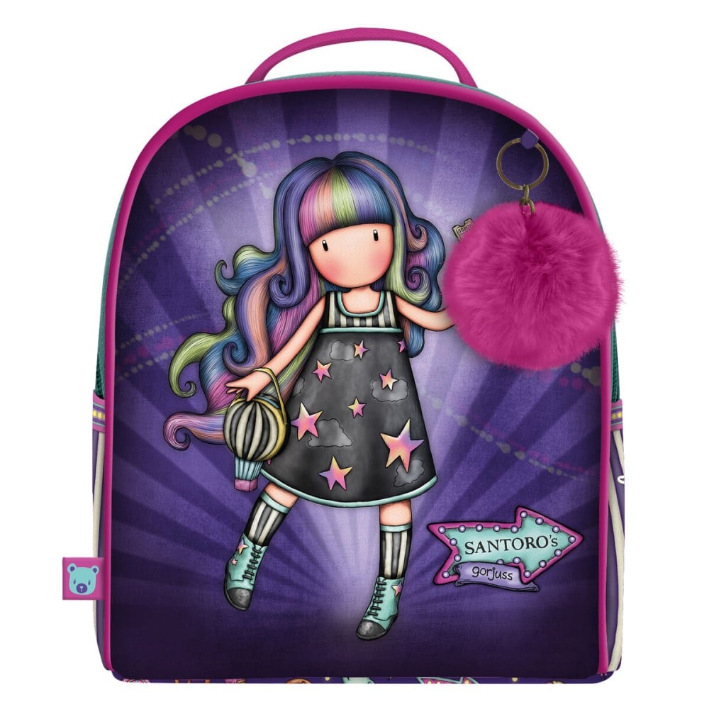 Schulrucksack Gorjuss Up and away Lila 20 x 22 x 10 cm