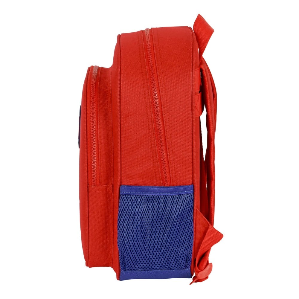 Cartable Atlético Madrid Rouge Blue marine 27 x 33 x 10 cm