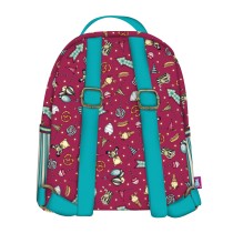 School Bag Gorjuss Fireworks Maroon 20 x 22 x 10 cm