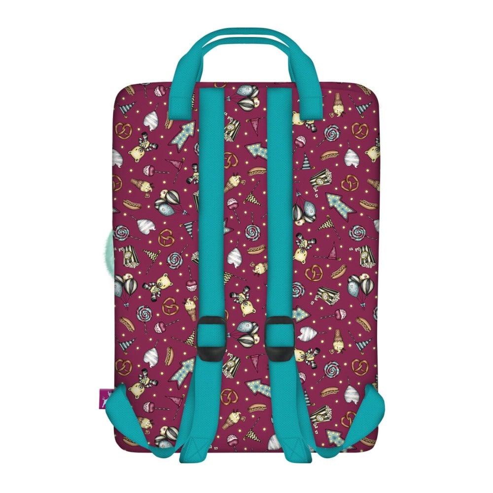 Cartable Gorjuss Fireworks Bordeaux 25 x 36 x 10 cm