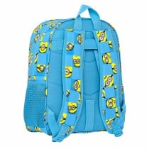 Cartable Minions Minionstatic Bleu 32 x 38 x 12 cm