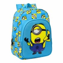 Cartable Minions Minionstatic Bleu 26 x 34 x 11 cm