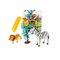 Figurines d'animaux DKD Home Decor PVC Aluminium (2 Unités)