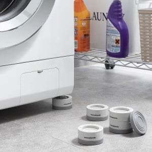 Jeu de Pieds Anti-vibrations Empilables Novib InnovaGoods 4 Unités