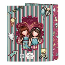 Ring binder Gorjuss Fireworks Maroon A4 27 x 33 x 6 cm