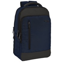 Sac à Dos pour Portable et Tablette avec Sortie USB Safta Business Bleu foncé (29 x 44 x 15 cm)