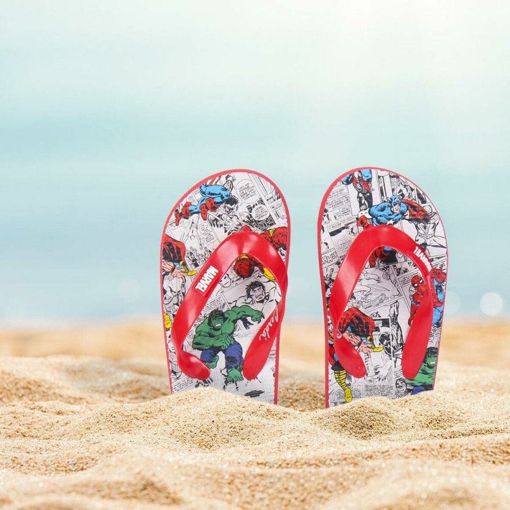 Flip Flops für Kinder Marvel Rot Grau