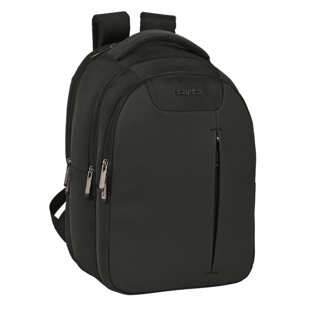 Rucksack for Laptop and Tablet with USB Output Safta Business Black (31 x 45 x 23 cm)