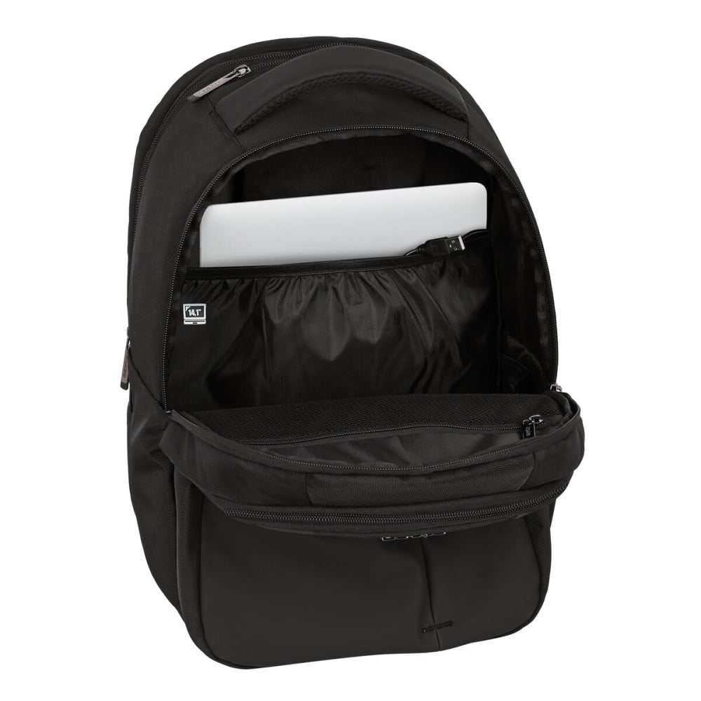 Laptop- und Tablet-Rucksack mit USB-Anschluss Safta Business Schwarz (31 x 45 x 23 cm)