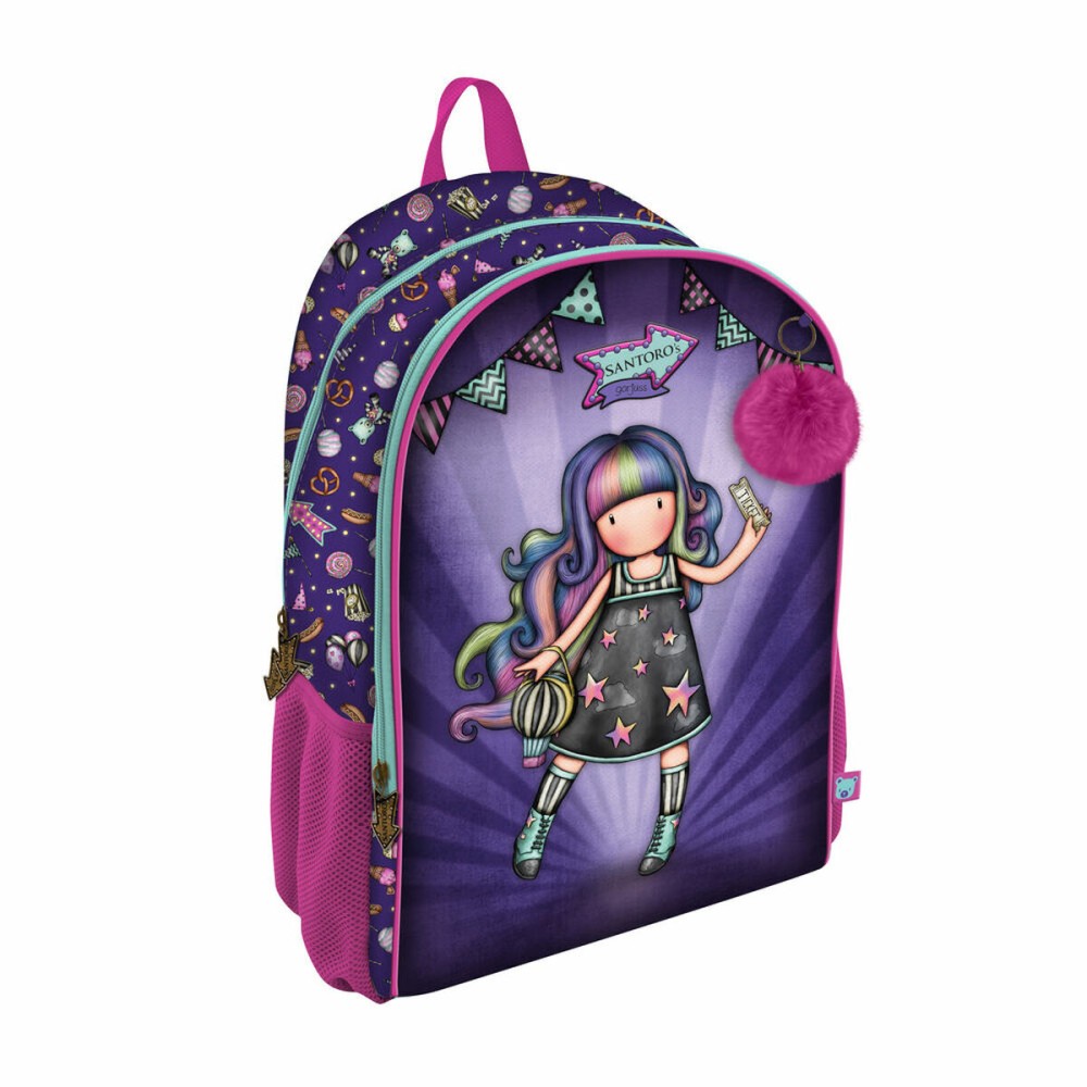 Schulrucksack Gorjuss Up and away Lila 31.5 x 40 x 22.5 cm