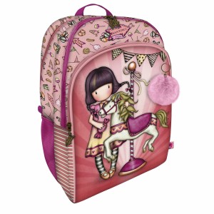 Cartable Gorjuss Carousel Saumon 34.5 x 43.5 x 22 cm