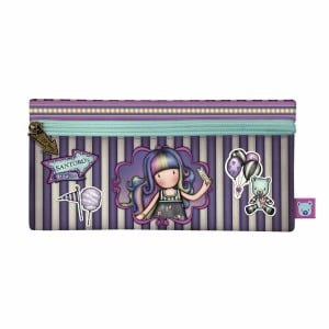 Trousse d'écolier Gorjuss Up and away Violet (22 x 11 x 1.5 cm)