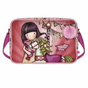 School Satchel Gorjuss Carousel Salmon (35 x 26.5 x 10.5 cm)