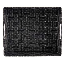 Basket Kipit Black Cloth 23 x 8 x 27 cm